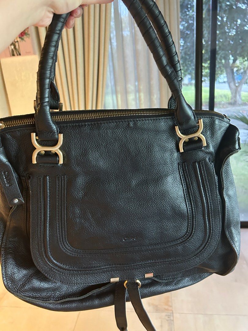 Rank A Chloe Large Marcie Black Luxury Bags Wallets on Carousell