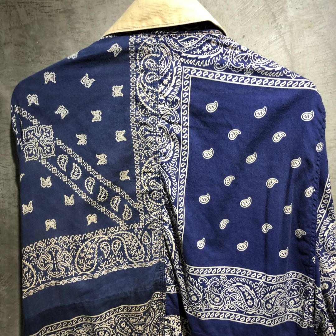 新入荷品 READYMADE BANDANA BURN COAT NAVY 2 | everestdg.com