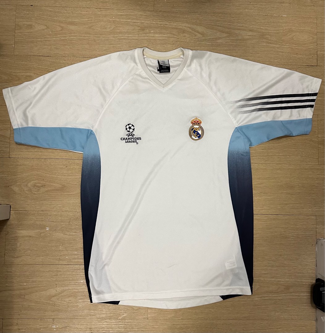 Real Madrid champions league jersey, Men's Fashion, Activewear on Carousell
