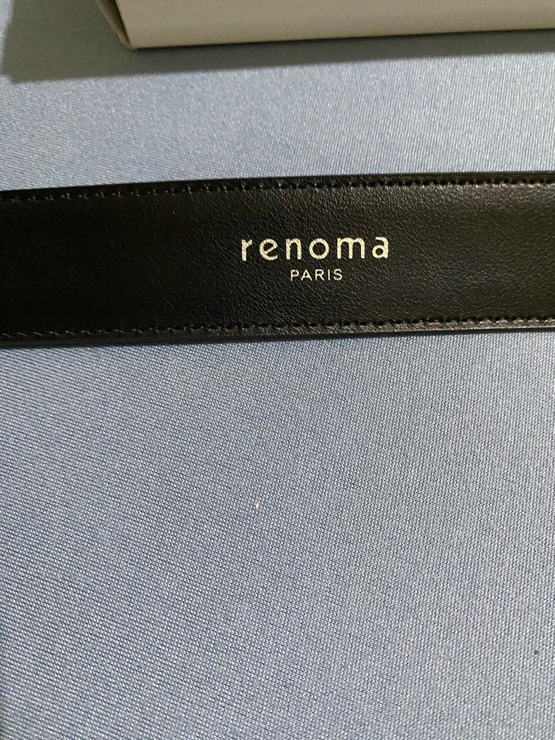 Brand new Renoma Belt (Category: Belts) located in Makati City. Submitted by missncv (Listing ID 1256828195, Image 2). Description: 44 inches RFS : Decluttering MOP : BDO / Gcash.