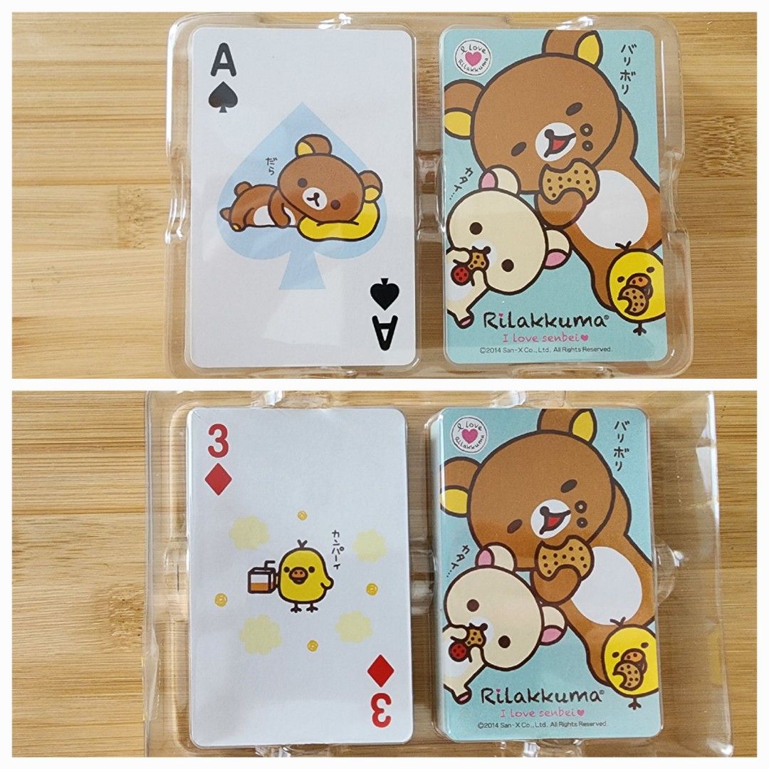 Rilakkuma Playing Cards (Authentic SanX), Hobbies & Toys, Toys & Games