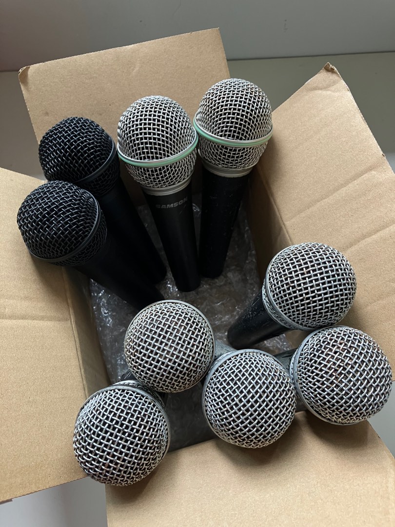 Samson Q6 Behringer Xm8500 mics, Audio, Microphones on Carousell