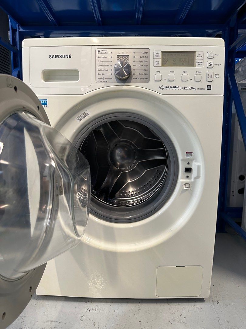 Samsung wd0804w8e outlet washer dryer