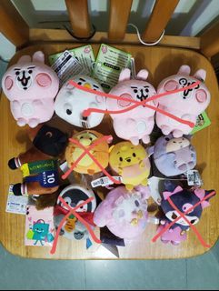 Sanrio kuromi melody 正能量企鵝 pc狗 disney winnie the pooh 跳跳虎 驢子屹耳 kanahei p助 兔兔 日本冠軍馬 公仔