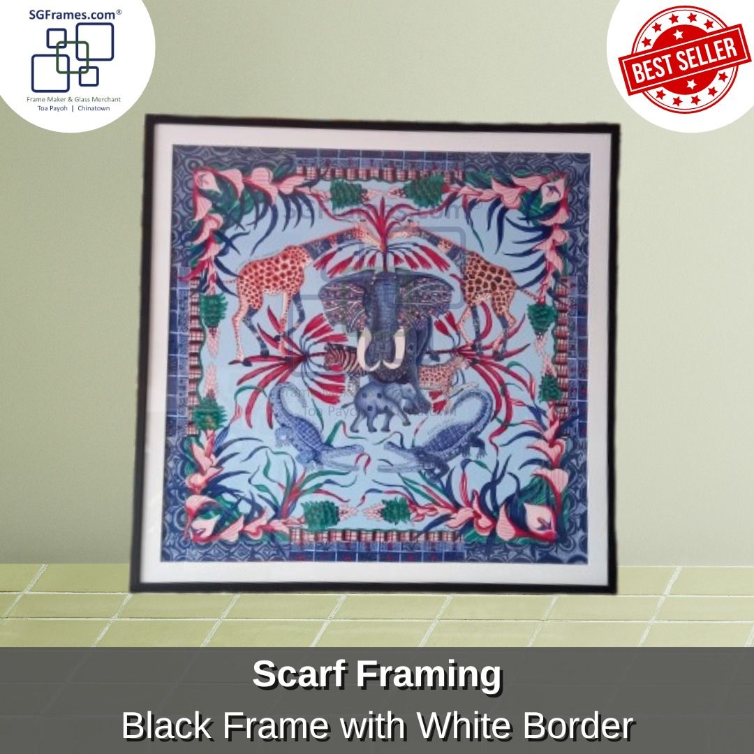 Professional Framing of Silk Scarves in Singapore