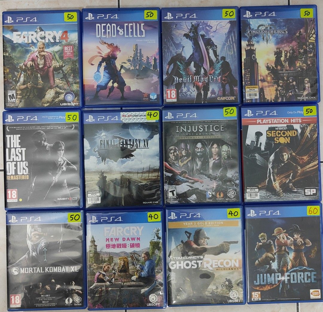 Second Hand PS4 Games
