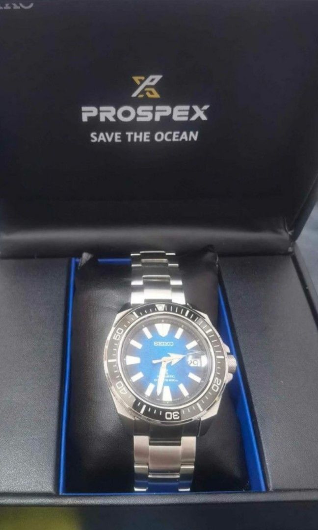 SEIKO PROSPEX KING SAMURAI SAVE THE OCEAN SRPE33K1 Men s Fashion