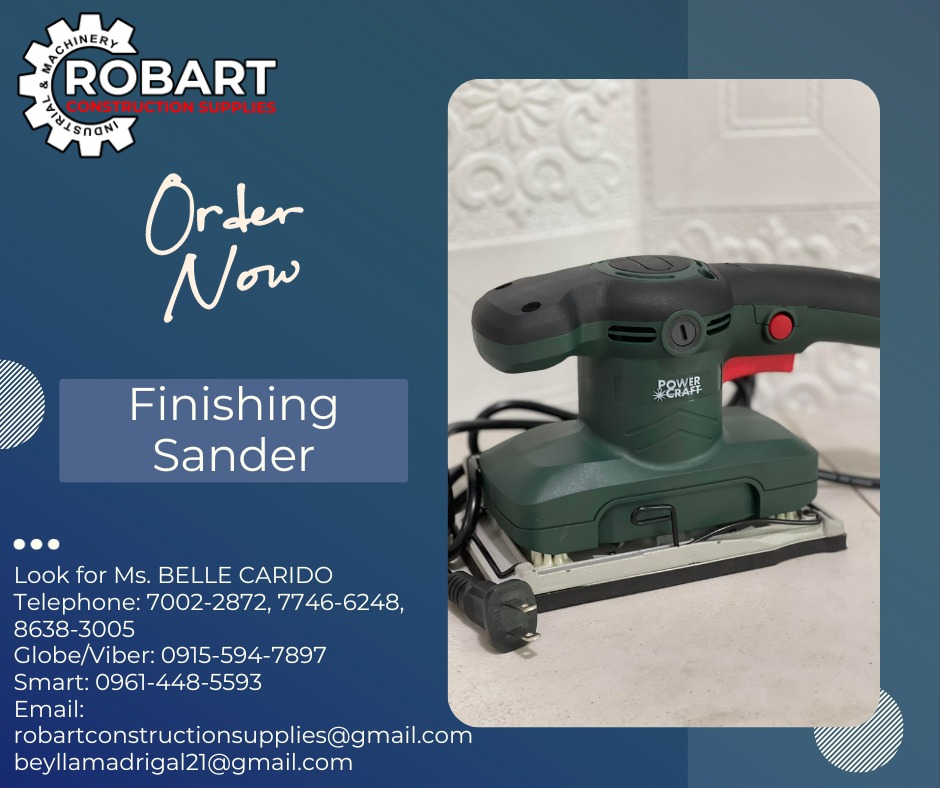 Sheet Finishing Sander, Commercial & Industrial, Construction Tools