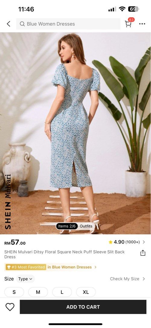SHEIN Plus Floral Print Tunic Dress ⋆ Women's Store