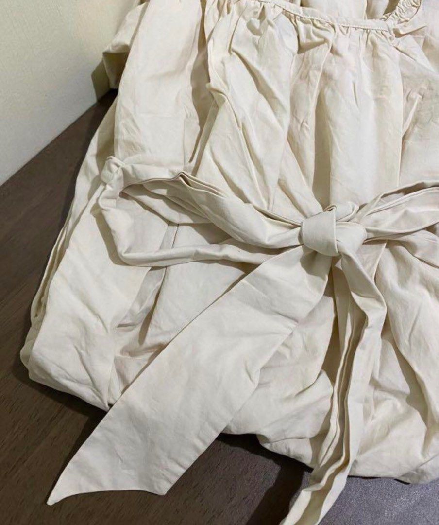 SHEIN cream dress (Category: Dresses) located in Bacoor. Submitted by decluttrdaily (Listing ID 1256817508, Image 3). Description: used once lang for an event :)) good quality.