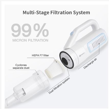 Simplus Vacuum Cleaner Corded 15000PA/11000PA Crevice Tool Handheld ...