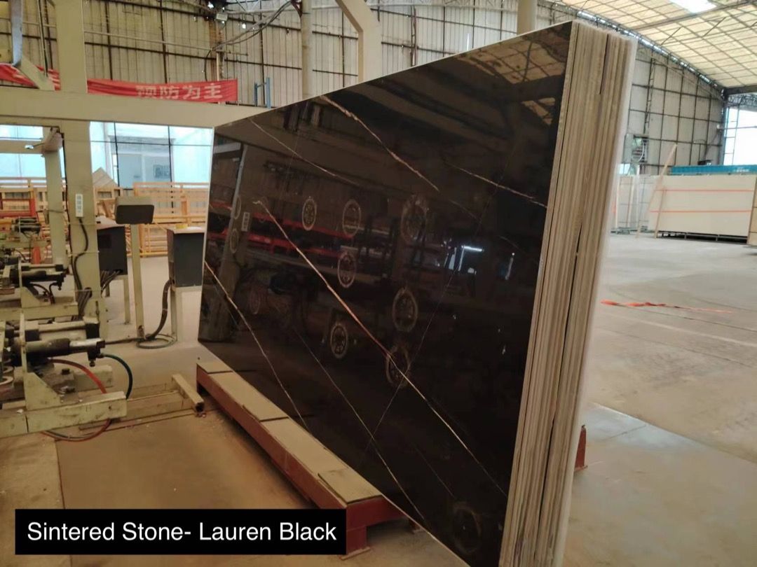 Sintered Stone - Lauren Black Gold | Kitchen Countertop, Furniture ...