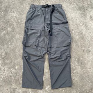 SMKL - Smoking Life Technical Wide Leg Big Pocket Nylon Cargo Pants -