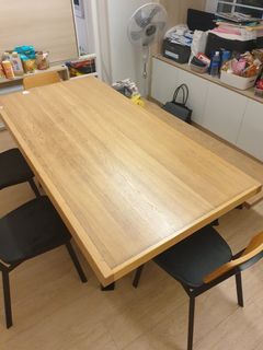 Solid wood dining table for sale moving out sale
