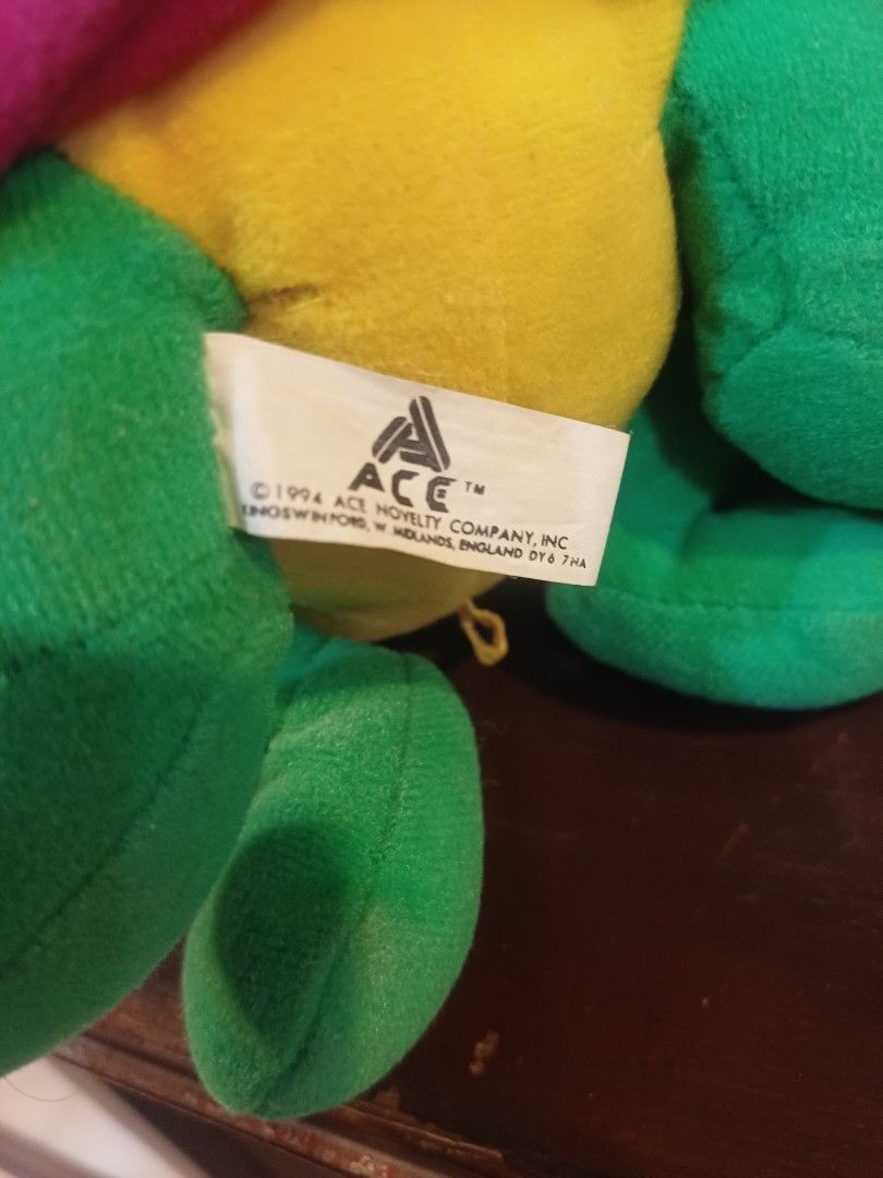 Super rare vtg 1994 plush box turtle ace, Hobbies & Toys, Toys & Games ...