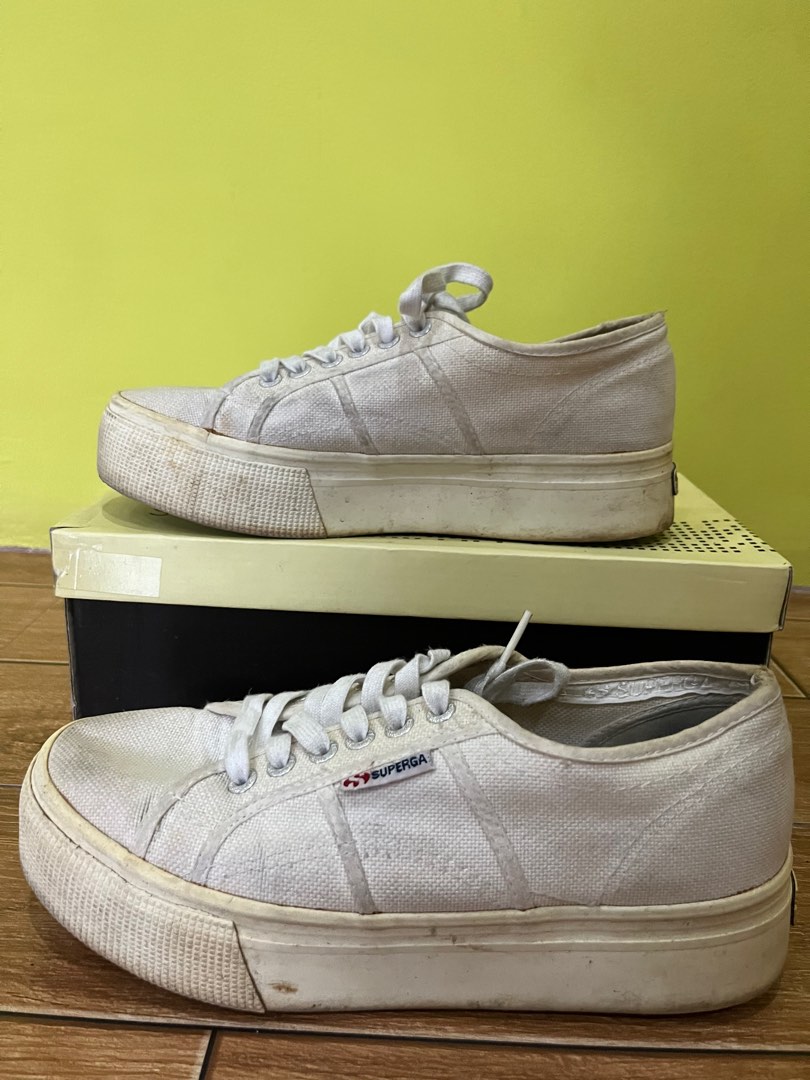 Superga unisex platform sneakers Men s Fashion Footwear