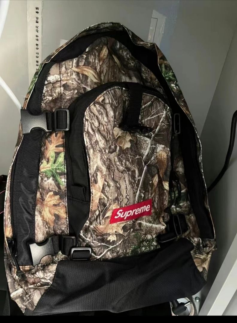 全新正貨】🎒Supreme FW19 Week 1 Backpack 樹印花旅行包書包背包男女