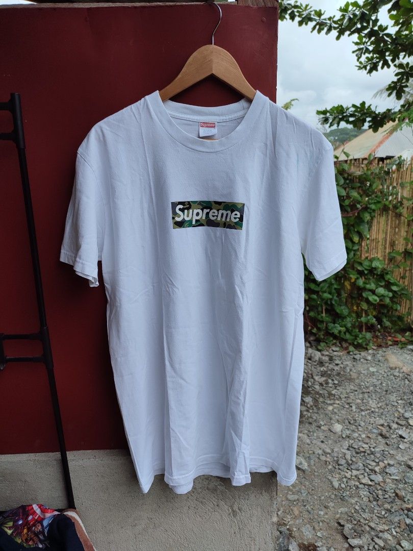 Supreme bape t shirt 2025