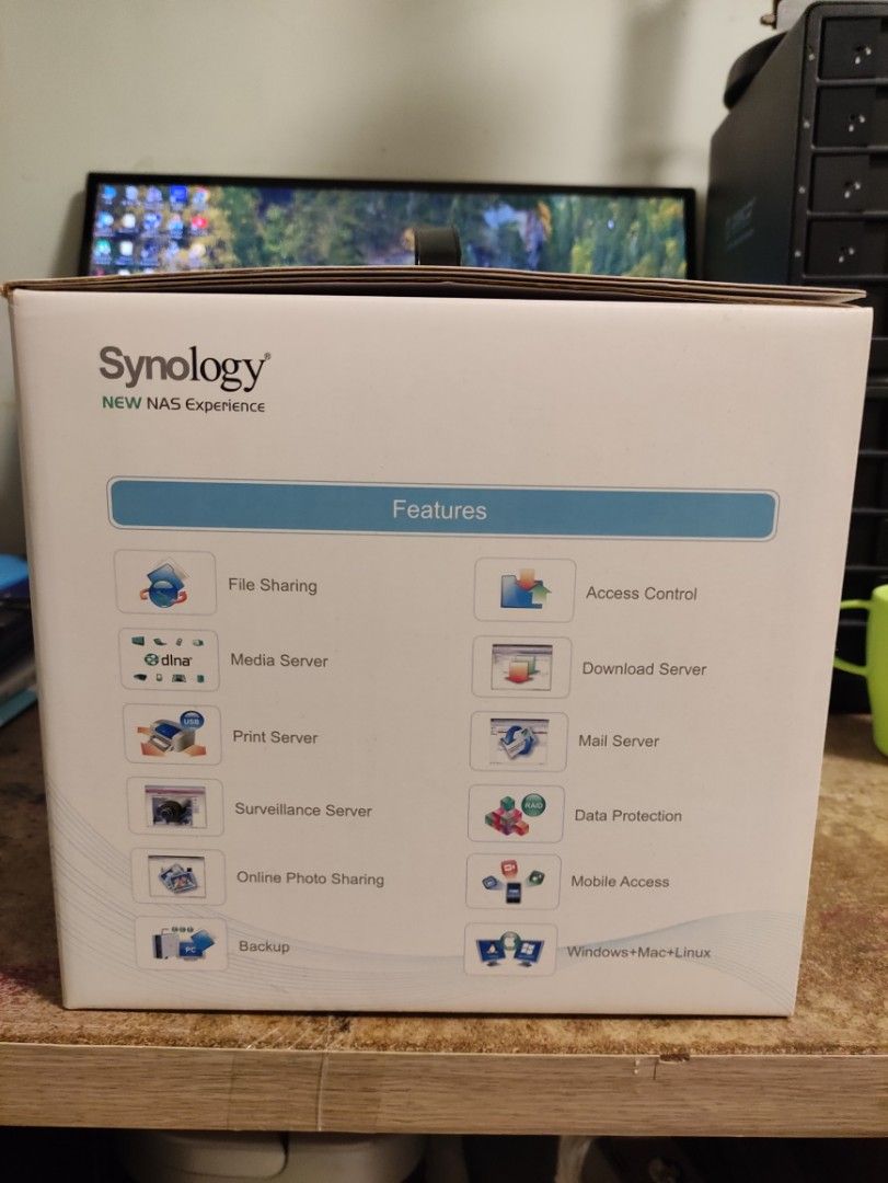 Synology NAS DS413J 4Bay, 電腦＆科技, 電腦周邊及配件, 硬碟及儲存器