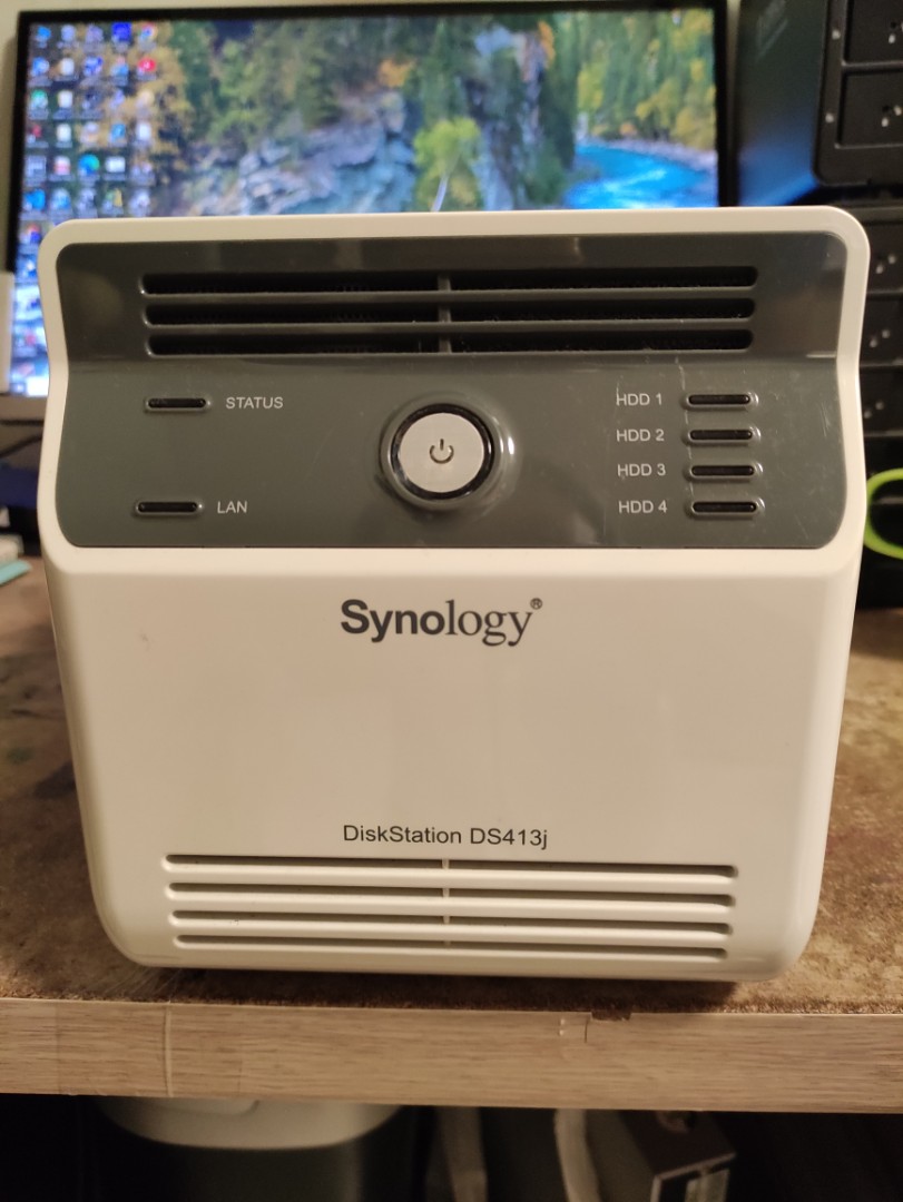 Synology NAS DS413J 4Bay, 電腦＆科技, 電腦周邊及配件, 硬碟及儲存器