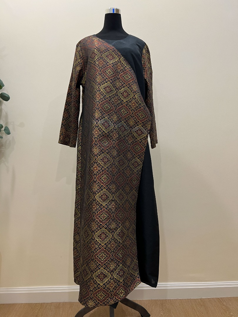 Dress songket modern hot sale