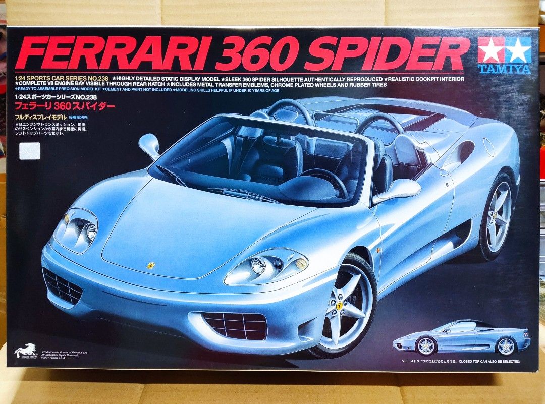 Tamiya 1/24 scale Ferrari 360 Spider