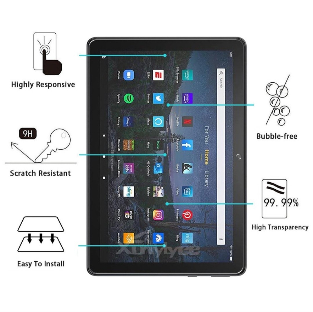 for Kindle Fire 11 Anti-Fingerprint HD Tempered Glass Screen Protector for   Kindle Fire Max 11 13th Generation 2023 11 Inch - China Kindle Fire  11 Tempered Glass Film and Kindle Fire