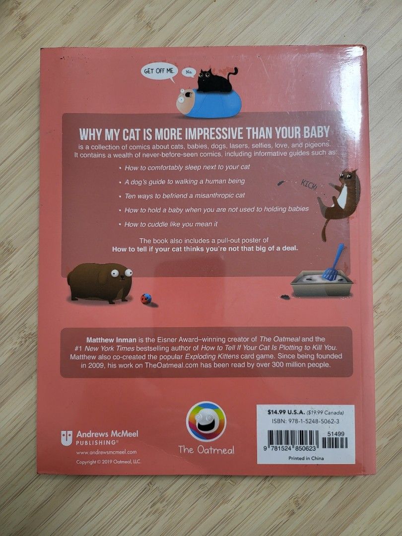 The Oatmeal Why my cat is more impressive than your baby (free normal