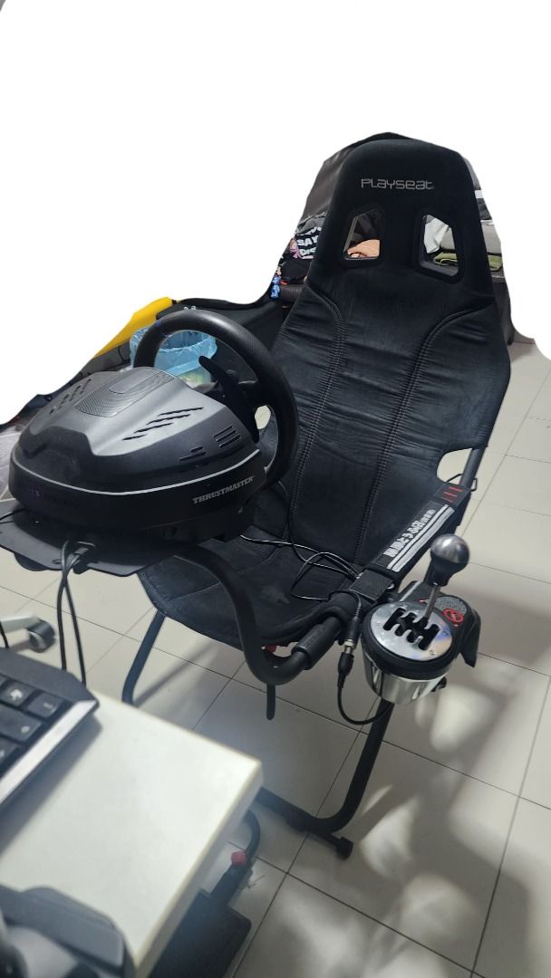 Thrustmaster T300 RS GT with Playseat Challenge + TH8A Shifter and ...