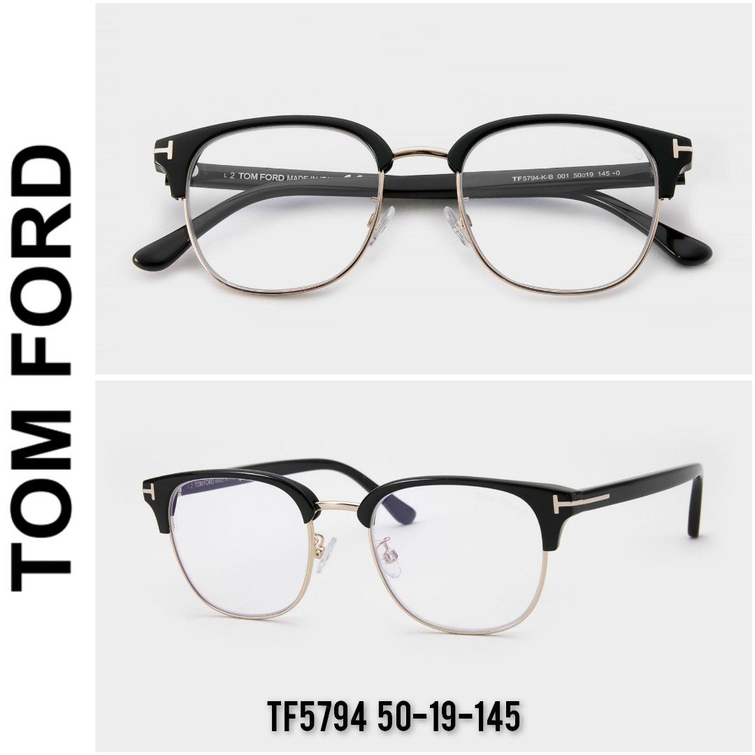 Tom ford half rim glasses outlet