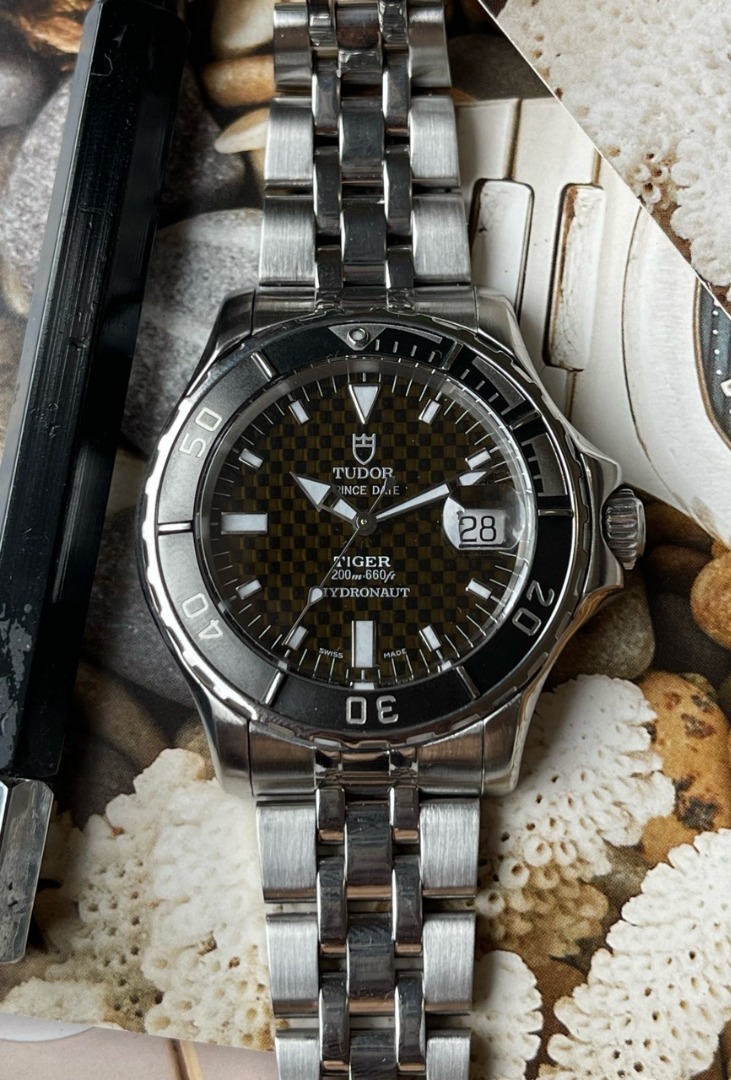 Tudor Prince Date Hydronaut Automatic Black Dial 39MM Ref 89190