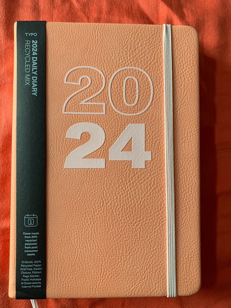 Typo Daily Planner A5 2024, Hobbies & Toys, Stationery & Craft, Other
