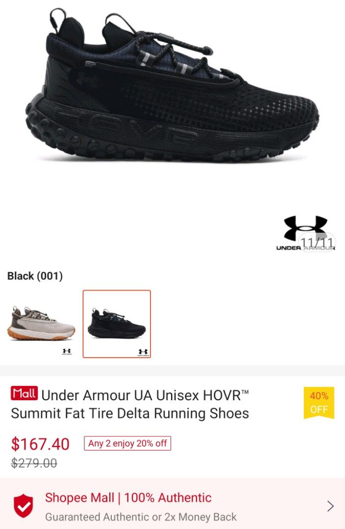 Shoes Under Armour UA HOVR Summit FT DELTA