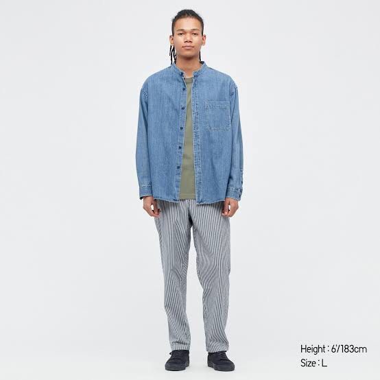 Uniqlo striped pants new arrivals