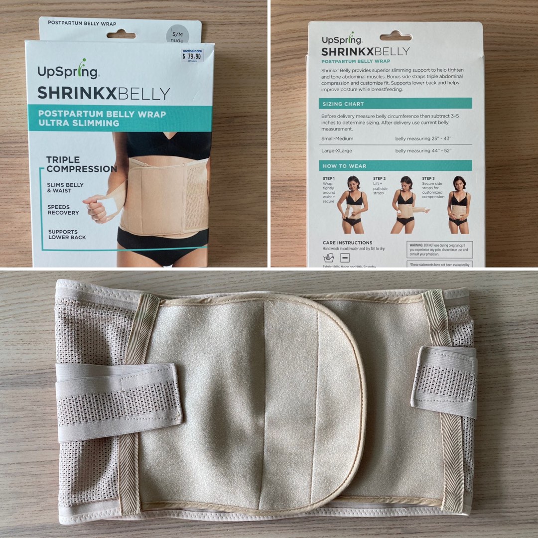 UpSpring SHRINX Belly Wrap Abdominal Binder Maternity Belt
