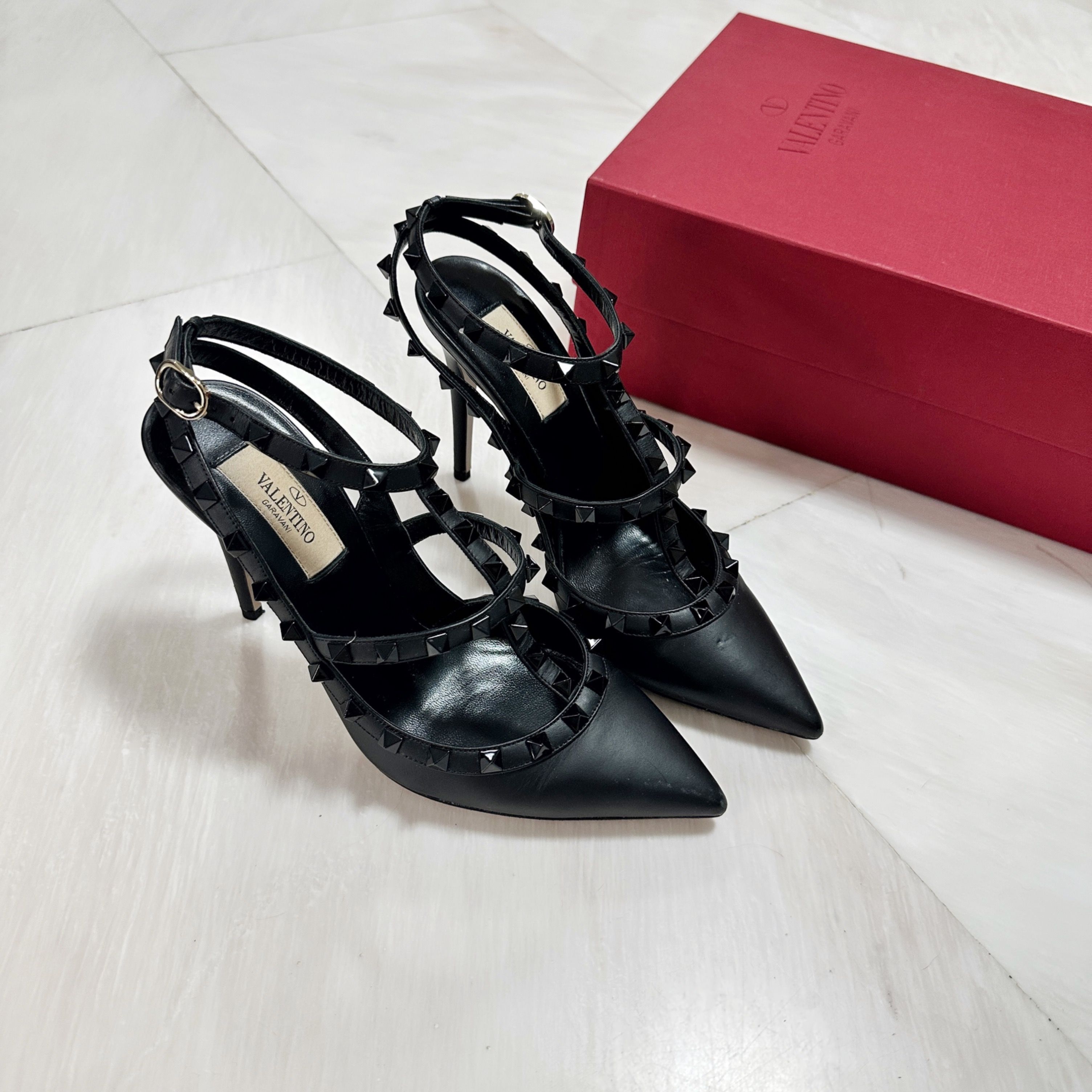 Valentino Garavani Rockstud Heels Tonal Studs size 38