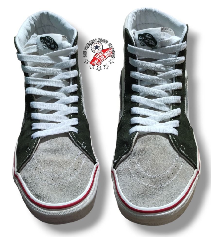 Vans mens sk8-hi reissue suede hi-tops clearance kombu green