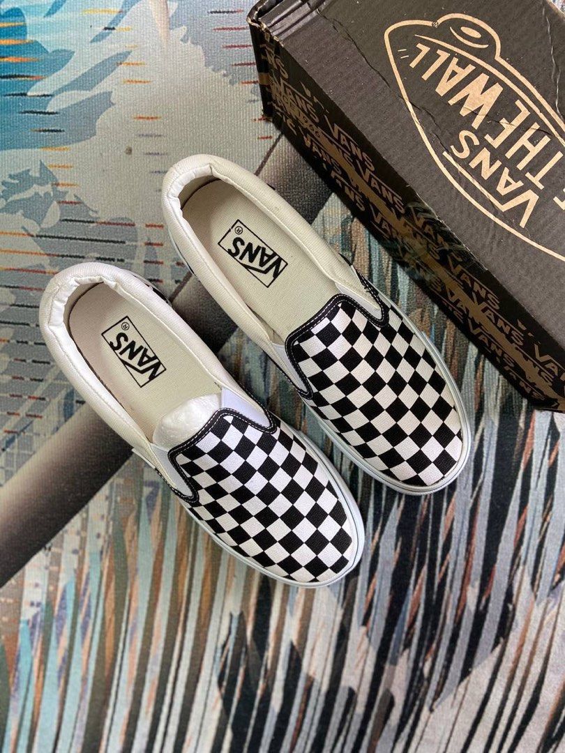 Vans checkerboard slip on ori 2025