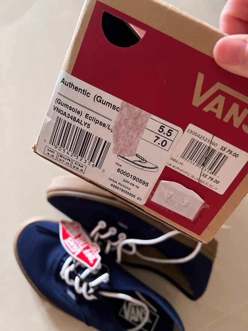 AUTHENTIC Vans Sneakers shoes in eclipse navy Women s Fashion