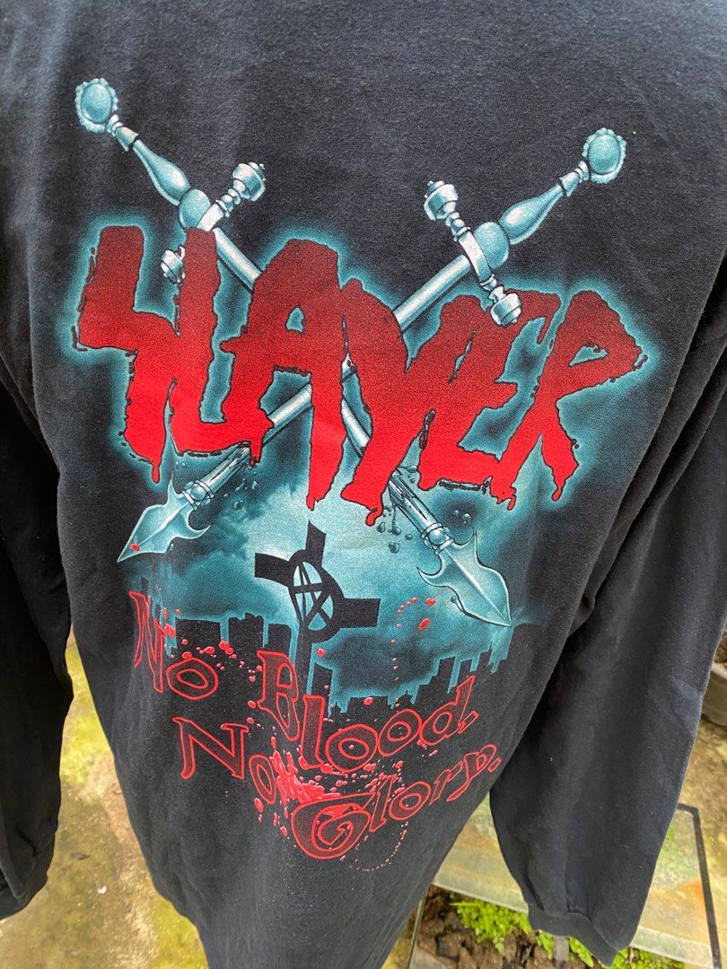 90s Slayer Long Sleeve Band T Shirt - Tシャツ/カットソー(七分/長袖)