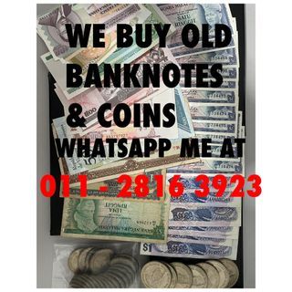 WE BUY OLD BANKNOTES & OLD COINS