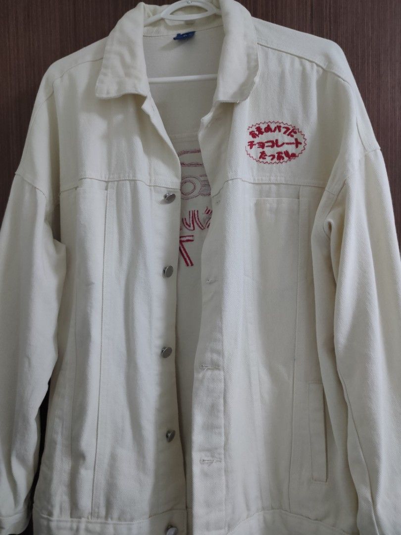 White brand new arrivals jacket