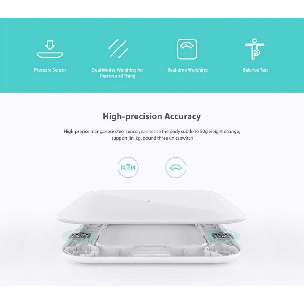 Xiaomi Mi Scale 2.0 Smart Bluetooth Body Weighing Scale APP Control LED ...