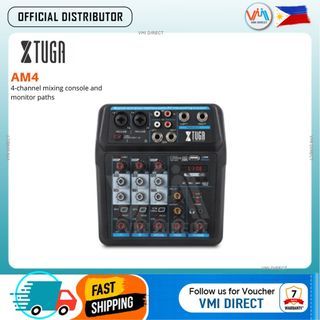 XTUGA AM4 and AM6 Audio Mixer Mini Sound Mixing Console Livestreaming Game Streaming VMI DIRECT