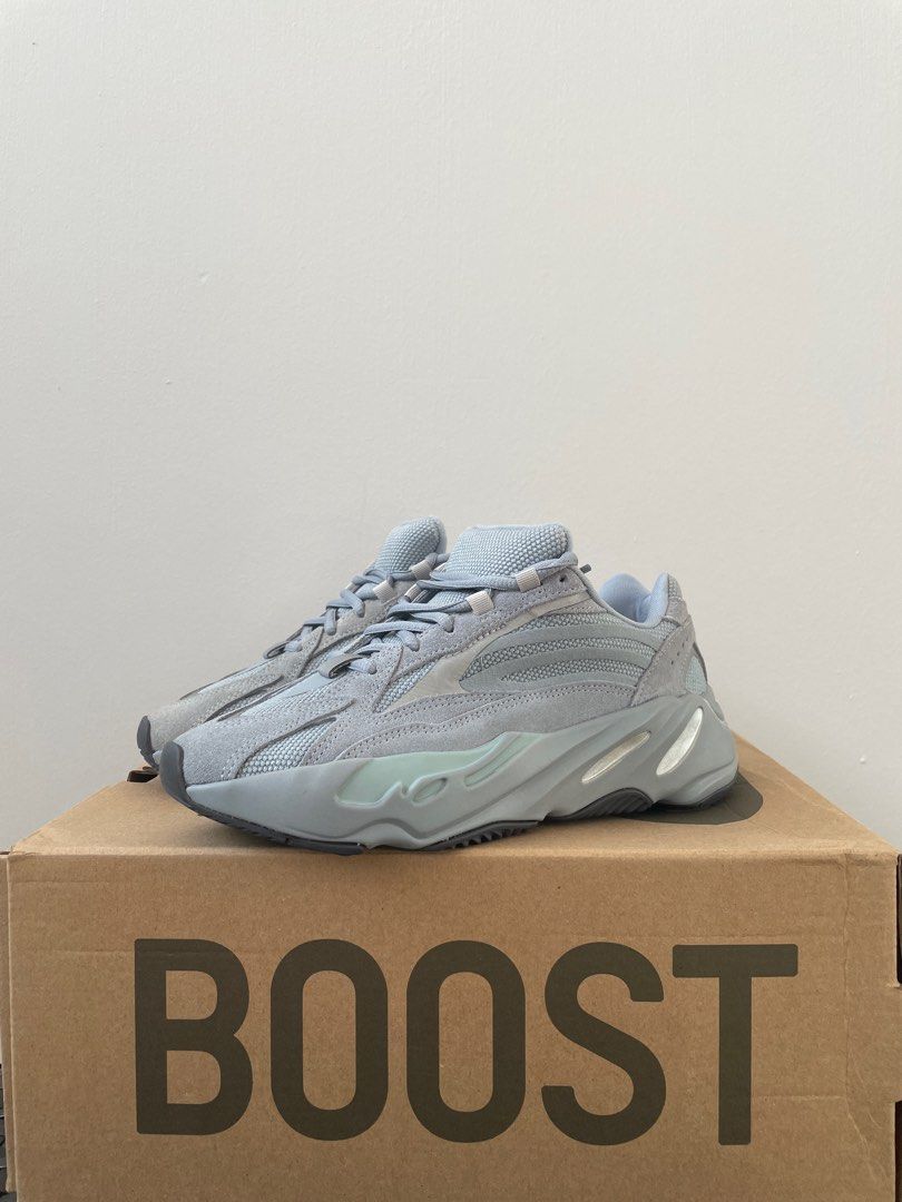 Yeezy 700 hospital 2024 blue on feet