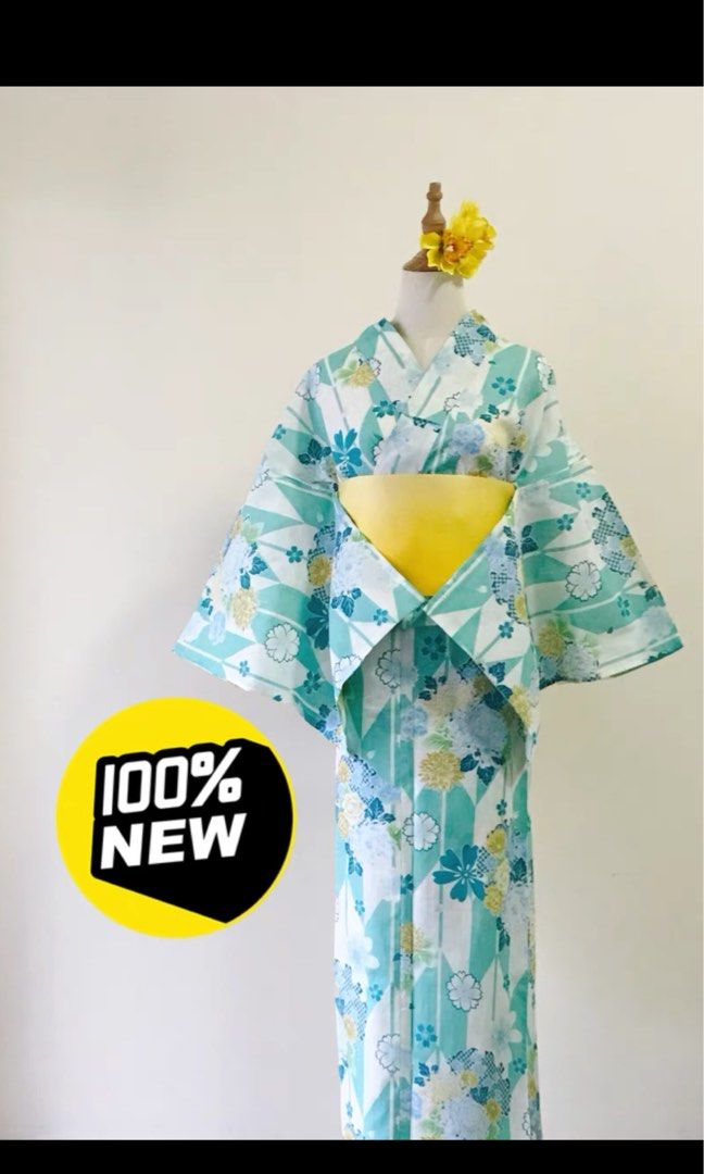 日本浴衣和服花火大會Yukata kimono grl dita 著物, 女裝, 連身裙