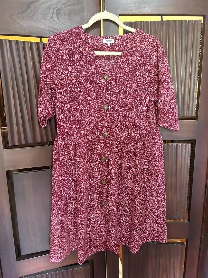 Zalora Basics babydoll dress Women s Fashion Dresses Sets Dresses on Carousell