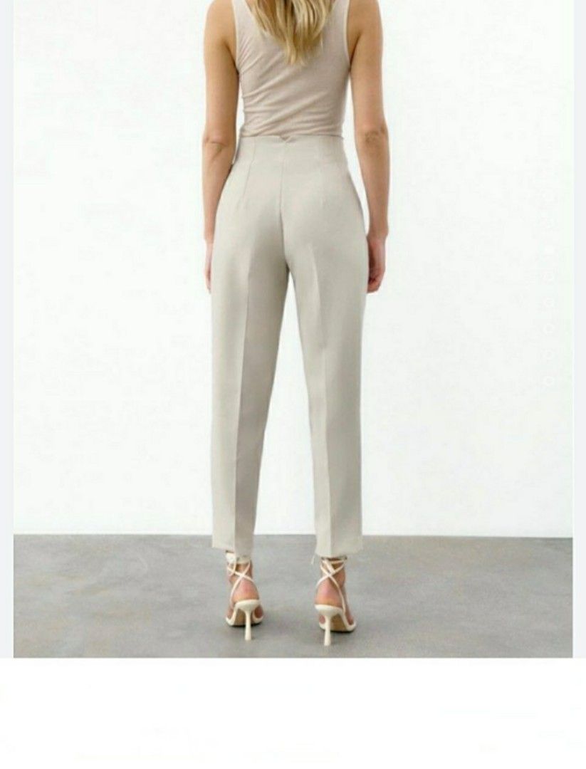 Zara High Waisted Paints #septsale, Women's Fashion, Bottoms, Other Bottoms  on Carousell
