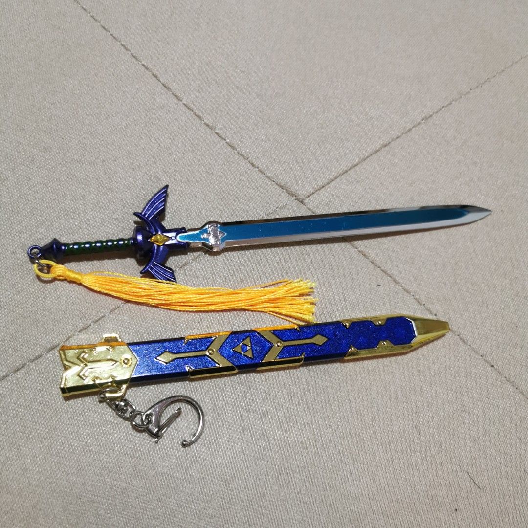 Zelda Master sword (blue colour), Video Gaming, Video Games, Nintendo on  Carousell