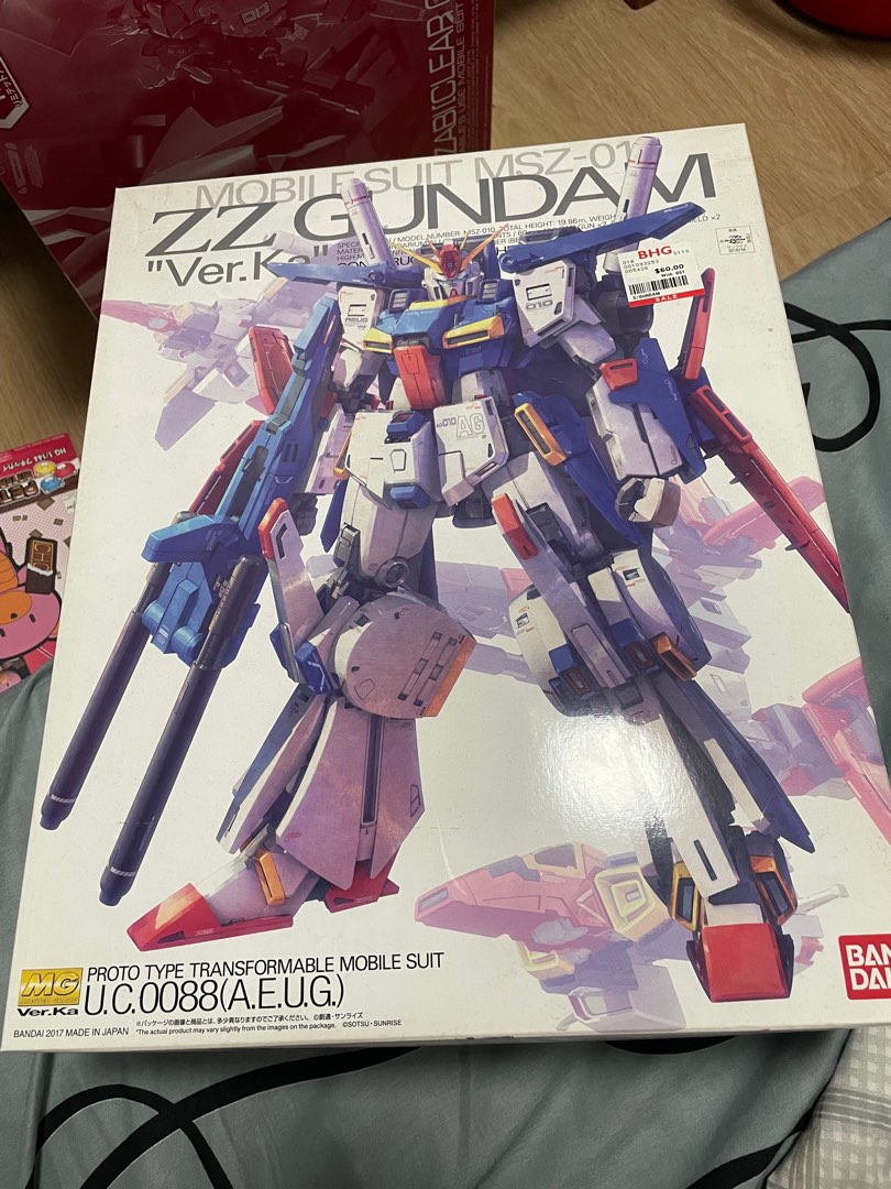 ZZ Gundam Ver.Ka, Hobbies & Toys, Toys & Games on Carousell